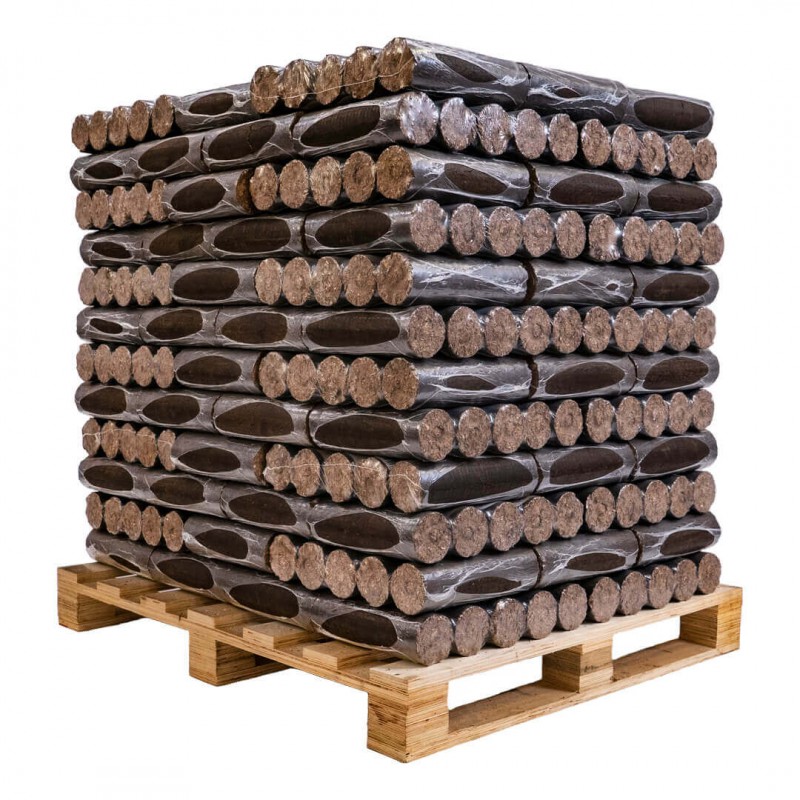 EO2 Nacht-Holzbriketts – Palette 520 Stück, ca. 1 Tonne
