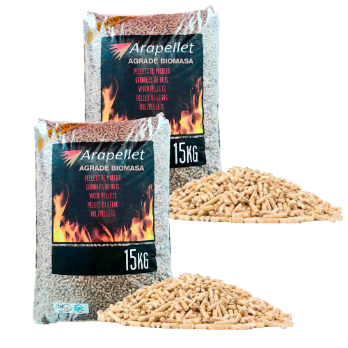 Arapellet ENplus A1 & DINplus – 77 Sack à 15 kg (1.155 kg)