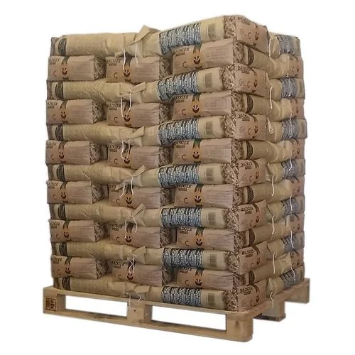 Nadelholzpellets DINplus/ENplus – Palette 975 kg, 65 Säcke à 15 kg