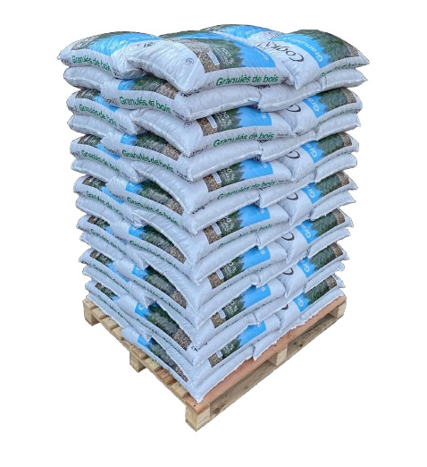 Cogra Holzpellets – 70 Säcke à 15 kg, 1.050 kg