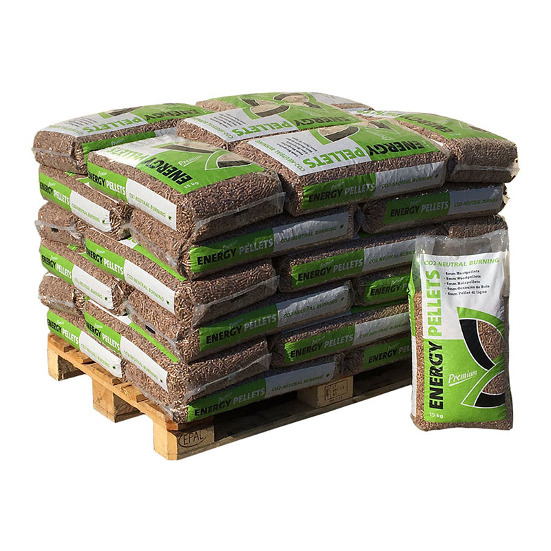 Energy Pellets Holzpellets – Halbpalette 36 Sack à 15 kg (540 kg)