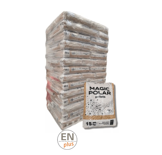 Magic Polar Holzpellets ENplus A1 – 70 Säcke à 15 kg (1.050 kg)