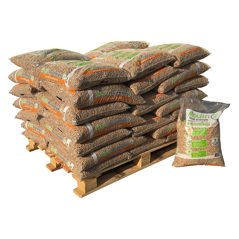 Moulin Bois Énergie Holzpellets – Halbpalette 36 Sack à 15 kg