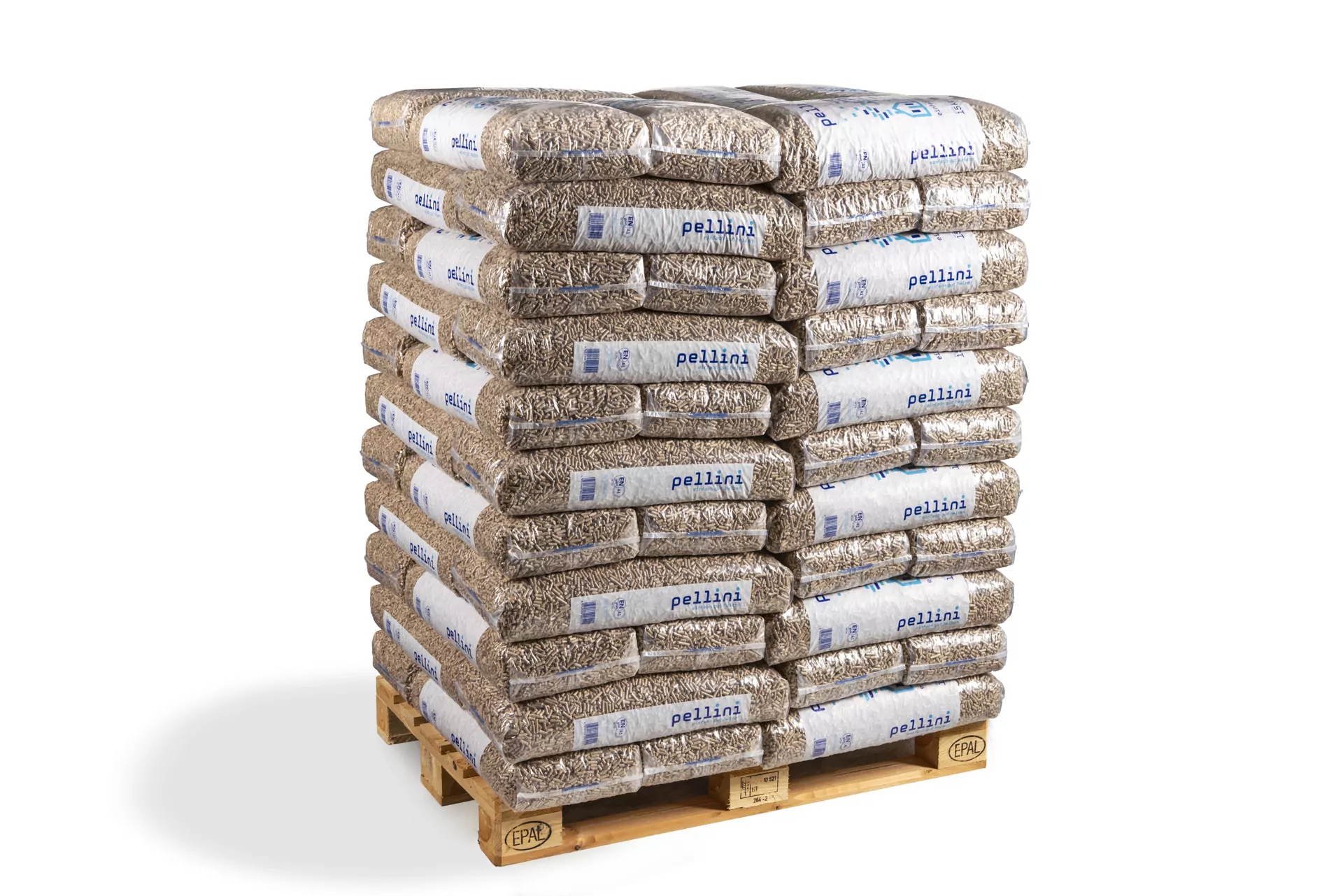 Pellini Holzpellets ENplus A1, deutsches Nadelholz – 66 x 15 kg