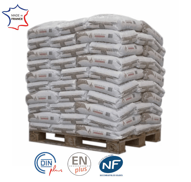 Sunpower Holzpellets DINplus / ENplus A1 – Palette 70 Sack à 15 kg